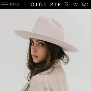 Gigi Pip Ezra Western Hat WORN TWICE GREAT CONDITION